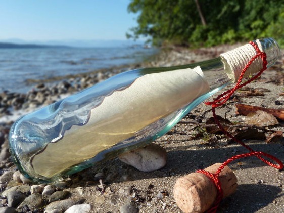 message in a bottle